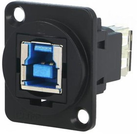 CP30206NMB, Соединитель, гнездо USB A, гнездо USB B, FT, USB 3.0, металл