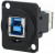 CP30206NMB, Соединитель, гнездо USB A, гнездо USB B, FT, USB 3.0, металл