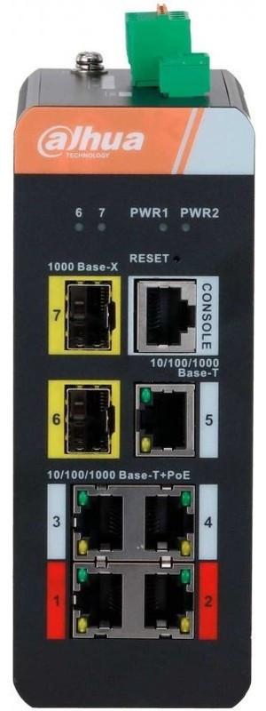 Коммутатор Dahua DH-IS4207-4GT-120 5x1Гбит/с 2SFP 4PoE 120W неуправляемый