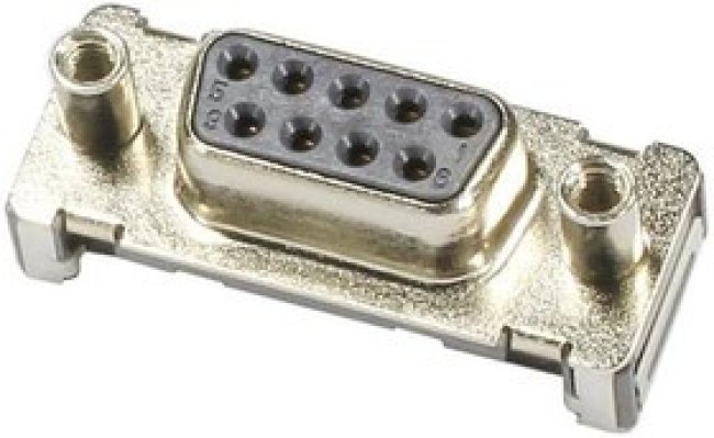 09551557621741, D-Sub Standard Connectors 9p STR FE PL3 pin M3 SL
