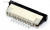 Разъем FPC Half Coverage Bottom Contact 1.0K-BX-8PWB 8 pin высота 2мм шаг 1мм