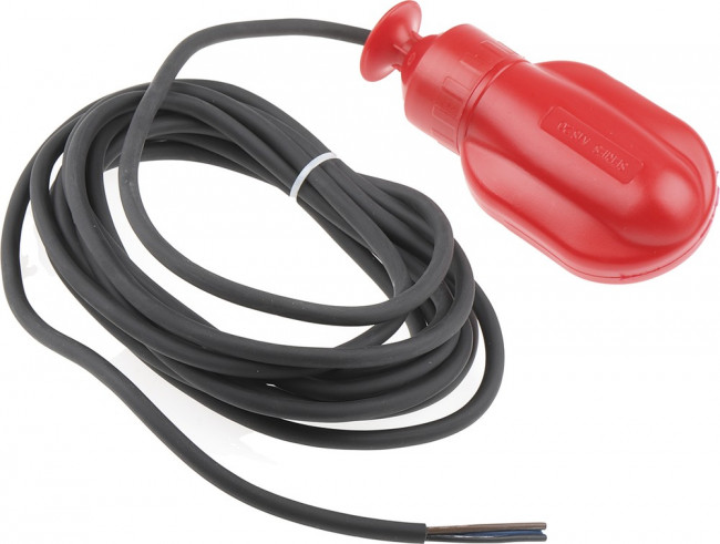 MS10A, MS Series Cable Mount PE Float Switch, Float, 5m Cable, NO, 250V ac Max, 24V dc Max MS10A, MS Series Cable Mount PE Float Switch, Float, 5m Cable, NO, 250V ac Max, 24V dc Max