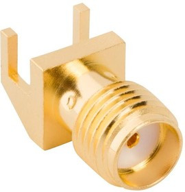 132417, RF Connectors / Coaxial Connectors SMA R/A PCB END LAUNCH RECPT