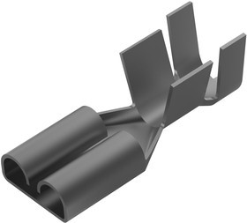 180351-5, Клеммы быстрого отключения, FASTIN-FASTON 250, Гнездовой Быстрого Соединения, 6.35мм x 0.81мм