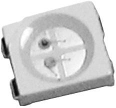 MP007088, Светодиод, Синий, Красный, SMD (Поверхностный Монтаж), 120 °, Прямоугольная, R 20мА, B 20мА