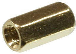 PCHSS-10, (KLS8-DBK-M3-E4.7-L10 KLS8-DBK-M3-E5.0-L10), Стойка латунная для печатной платы, шестигранная, М3, 10мм, отверстие-отверстие PCHSS-10, (KLS8-DBK-M3-E4.7-L10 KLS8-DBK-M3-E5.0-L10), Стойка латунная для печатной платы, шестигранная, М3, 10мм, отверстие-отверстие