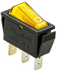 791 ПЕРЕКЛЮЧАТЕЛЬ 3 КОНТ. 12В ЖЕЛТЫЙ