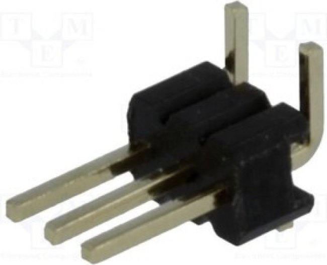 ZL321-3P, Штыревой, IDC, "папа", PIN 3, прямой, 1,27мм, SMD, позолота
