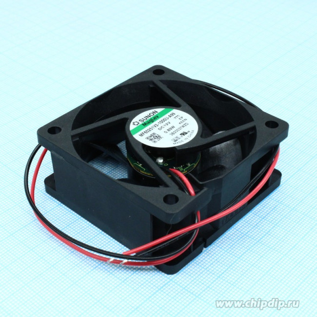 MF60251V2-1000U-A99, Axial Fan DC 60x60x25mm 12V 32.7m³/h MF60251V2-1000U-A99, Axial Fan DC 60x60x25mm 12V 32.7m³/h