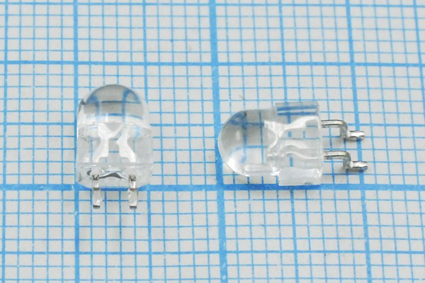 Излучающий диод ИК диапазона SMD 10x5мм,прозрачная линза, несимметричный 80&amp;30град/20мВт; Q-14644 СД-ИК SMD10050C2\\ 20мВт\80&amp;30\\SIR-747F4C