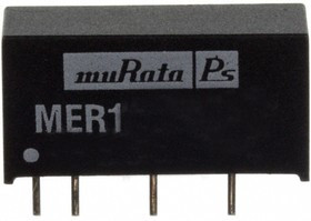 MER1S0512SC, DC/DC преобразователь, 1 Вт, вход 4.5-5.5В, выход 12в/83мА, SIP