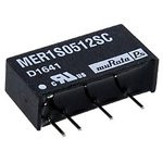 MER1S0512SC, DC/DC преобразователь, 1 Вт, вход 4.5-5.5В, выход 12в/83мА, SIP
