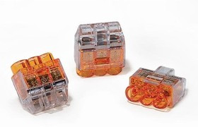 148-90049, Terminals 3-PORT, (PC), ORANGE, 400/PKG