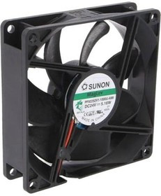 PF92252V1-1000U-A99, Вентилятор осевой, 24В DC, 92x92x25мм, подшипник Vapo, 126,75куб.м/ч, 45,5дБА PF92252V1-1000U-A99, Вентилятор осевой, 24В DC, 92x92x25мм, подшипник Vapo, 126,75куб.м/ч, 45,5дБА