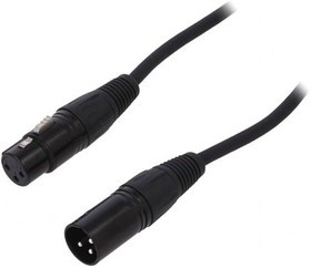 FC619110, Audio Cable, XLR 3-Pin Plug - XLR 3-Pin Socket, 10m