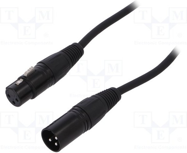 FC619110, Audio Cable, XLR 3-Pin Plug - XLR 3-Pin Socket, 10m