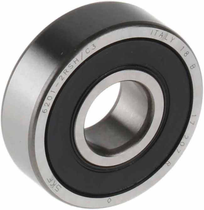6201-2RSH/C3, Подшипник однорядный шарикоподшипник, Внутр.диаметр 12мм