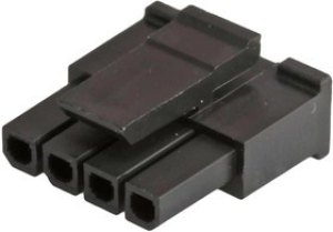 43645-0410, Headers & Wire Housings MicroFit Rec Hsg SR 4Ckt GW 43645-0410, Headers & Wire Housings MicroFit Rec Hsg SR 4Ckt GW