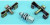 863001TLF, Screw Lock For Use With D-Sub Connector 863001TLF, Screw Lock For Use With D-Sub Connector