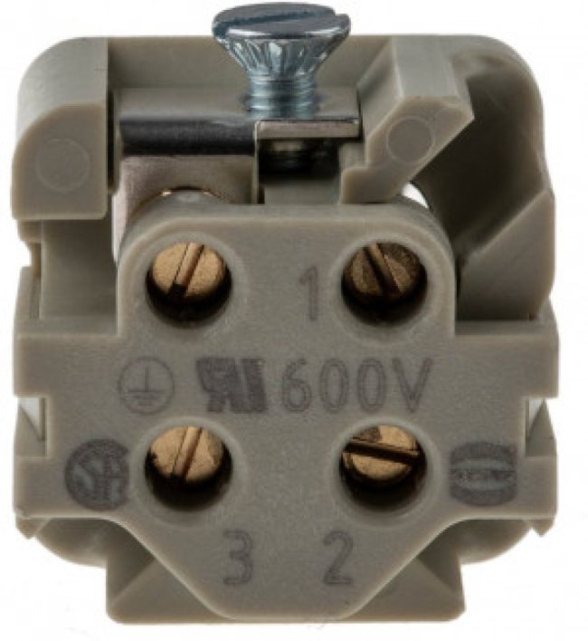 09200032711, Rectangular F 3 POS Screw RA Panel Mount 3 Terminal 1 Port 09200032711, Rectangular F 3 POS Screw RA Panel Mount 3 Terminal 1 Port