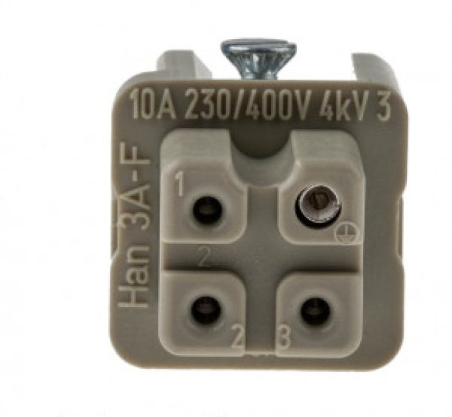 09200032711, Rectangular F 3 POS Screw RA Panel Mount 3 Terminal 1 Port 09200032711, Rectangular F 3 POS Screw RA Panel Mount 3 Terminal 1 Port