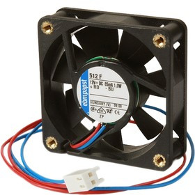 4412M-RS0, 4400 Series Axial Fan, 12 V dc, DC Operation, 184m³/h, 3.8W, 119 x 119 x 38mm