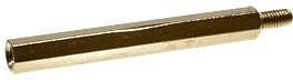 PCHSN-40, М3,латунь, шестигр.стойка для печатных плат
