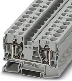 3036149, Splice terminal: rail; ST; 0.2?16mm2; ways: 1; terminals: 2; grey