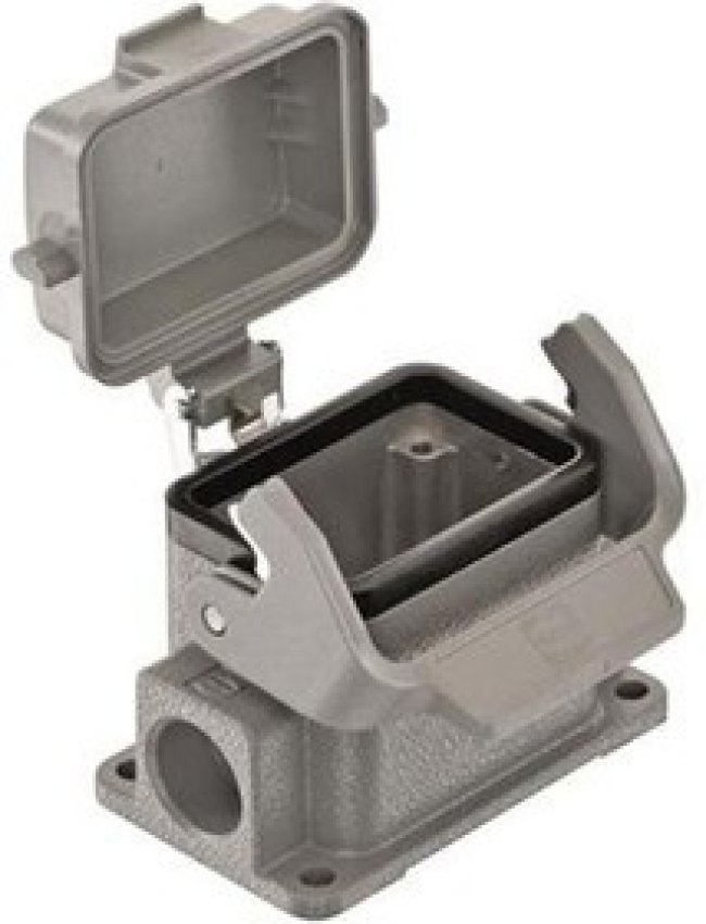 19300062295, Heavy Duty Power Connectors SURFACE MOUNTING HSG HAN 6B 2 SIDE ENTRY 19300062295, Heavy Duty Power Connectors SURFACE MOUNTING HSG HAN 6B 2 SIDE ENTRY
