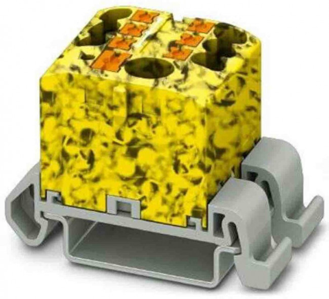 3273218, DIN Rail Terminal Blocks PTFIX 6/6X2,5NS35AFE 2.5mm2 w/6mm2 feedin