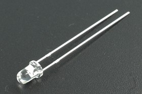 Светодиод 3x5мм, белый теплый, 9000 мкд, 32 градуса, линза прозрачная; Q-14633W СД 3 x 5 \белт\ 9000\ 32\пр\SL-313WPCDF-064\