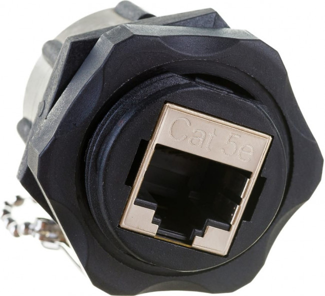 Индустриальный соединительный модуль, IP67, экранированный, категории 5e LAN-KCP45S5E-WP Индустриальный соединительный модуль, IP67, экранированный, категории 5e LAN-KCP45S5E-WP