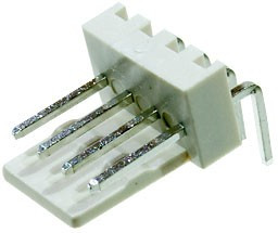 WF-4R, вилка на плату 2.54мм угловая (L-KLS1-2.54-04-R)