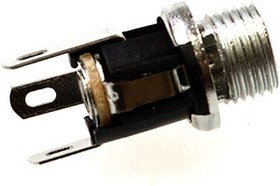 TC-025 2.0MM, Разъем питания штырьковый 2,0/5,6мм, резьба - М8 мм, монтаж на панель