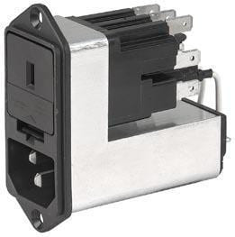 CE60.6100.151, AC Power Entry Modules CE POWER ENTRY MOD W. FILTER 10A