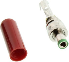 765KH, Разъем Питания DC, Штекер, 3 А, 9.5 мм, Монтаж на Кабель, Пайка