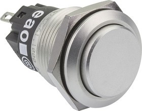 82-5561.1000, 82 Series Push Button Switch, Momentary, Panel Mount, 19mm Cutout, SPDT, 240V, IP65, IP67