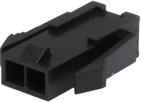 43640-0210, Headers & Wire Housings MicroFit Plg SR 2Ckt PNL MNT Ears GW Blk 43640-0210, Headers & Wire Housings MicroFit Plg SR 2Ckt PNL MNT Ears GW Blk