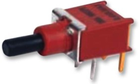 MC8AS8P1A1M6RES, Кнопочный переключатель, SPDT, Вкл.-(Вкл.), Plunger