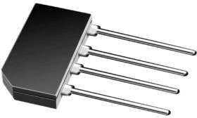 KBL406G, Rectifier Bridge Diode Single 600V 4A 4-Pin Case KBL