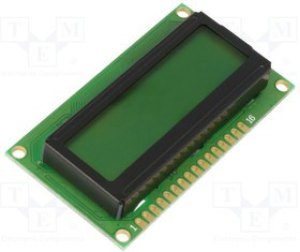 DEM16226SYH-LY, Дисплей ЖКД, алфавитно-цифровой, STN Positive, 16x2, LED, PIN 16