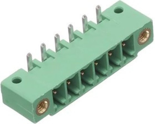 1898169, Pluggable Terminal Blocks 6 Pos 3.81mm pitch Through Hole Header