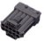 1-965426-1, Conn Housing RCP 6 POS 5mm Crimp ST Panel Mount Black Carton