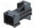 1-965426-1, Conn Housing RCP 6 POS 5mm Crimp ST Panel Mount Black Carton