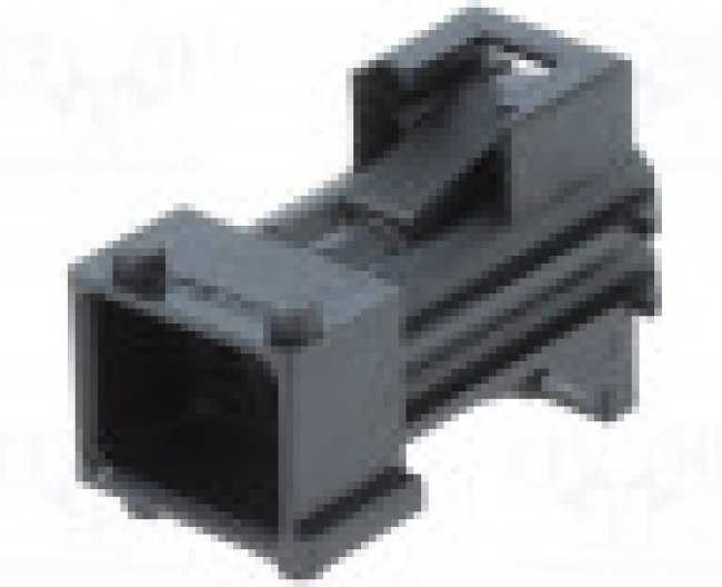 1-965426-1, Conn Housing RCP 6 POS 5mm Crimp ST Panel Mount Black Carton