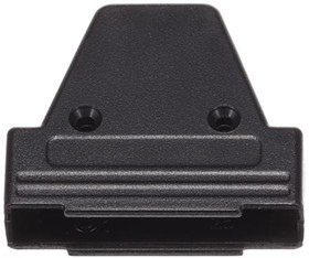975T025-010R011, D-Sub Backshells 25P 3-WAY ENTRY BLACK PLASTIC