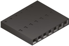 50-57-9008, SL Female Connector Housing, 2.54mm Pitch, 8 Way, 1 Row