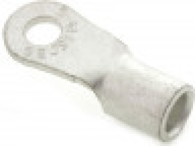 14-5, R Uninsulated Ring Terminal, 5mm Stud Size, 10.5mm² to 16.78mm² Wire Size 14-5, R Uninsulated Ring Terminal, 5mm Stud Size, 10.5mm² to 16.78mm² Wire Size