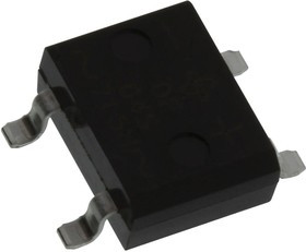 DF02S-T, Мостовой выпрямитель, 1 Фаза, 200 В, 1 А, DFS, 1.1 В, 4 вывод(-ов)