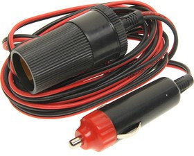 S00702003, Удлинитель прикуривателя 12-24V 3м SKYWAY